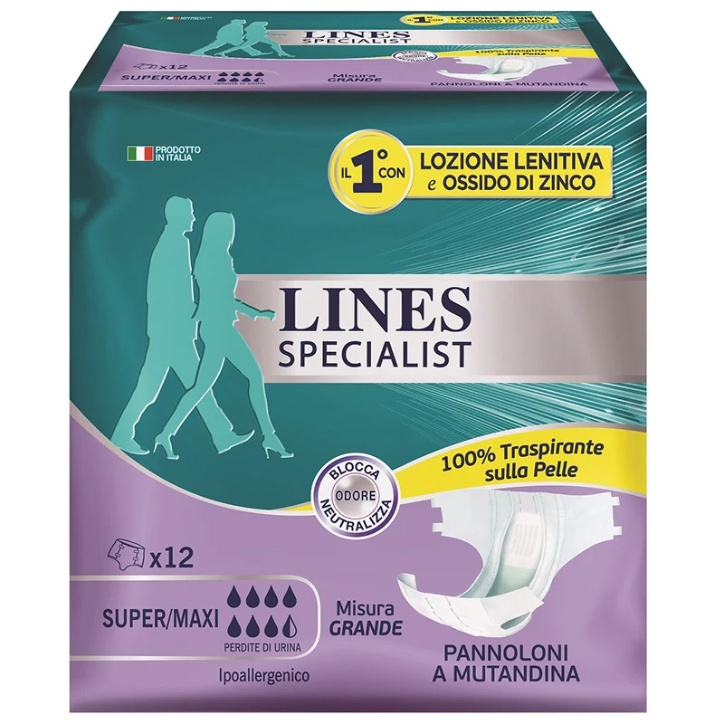 Pannolone Mutandina 12pz Specialist Grande Lines
