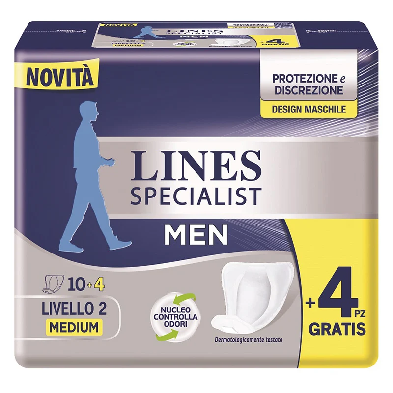 Assorbenti Men 14 Pz Specialist Level 2 Lines