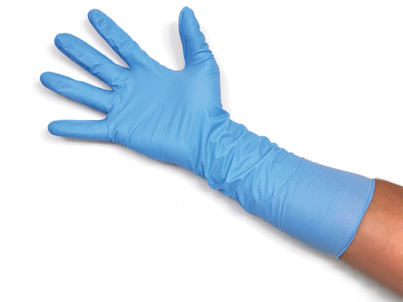 Guanti Nitrile Extra Lunghi - 400 Mm - Medi