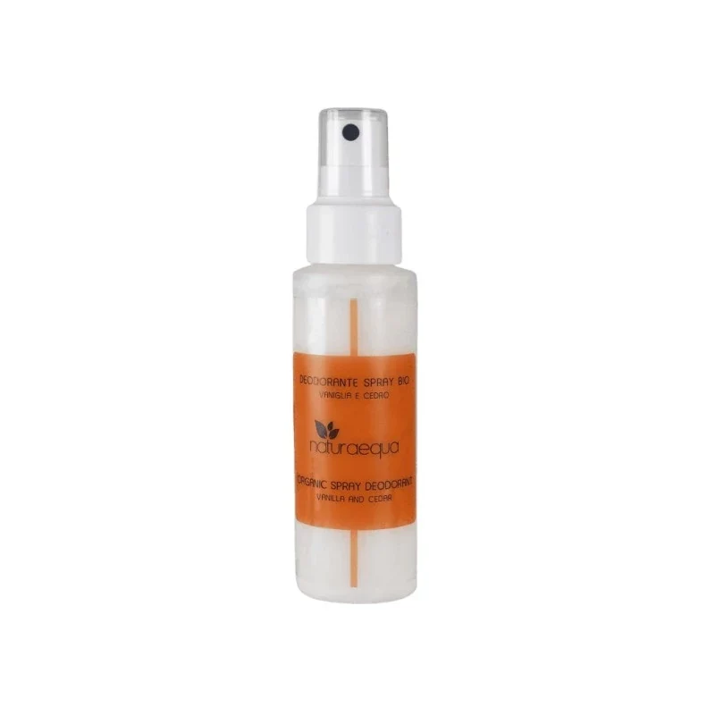 Deodorante spray bio vaniglie a cedro 80 ml - Naturaequa