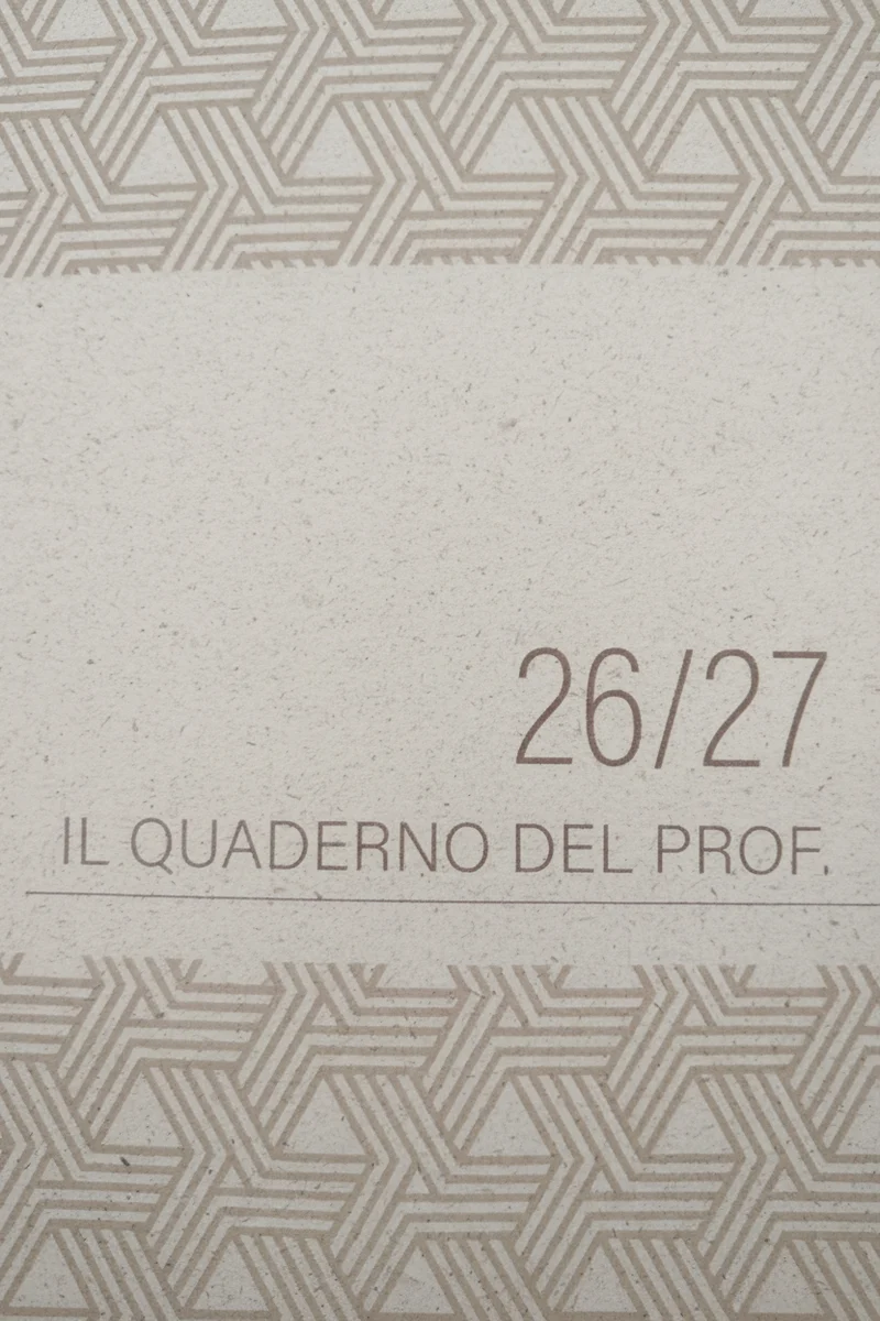 Il quaderno del Prof (registro e agenda) ecologico e solidale - Tipografia Ecologica KC
