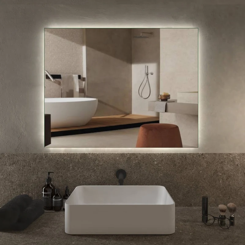 Specchio LED 70X120 retroilluminato reversibile