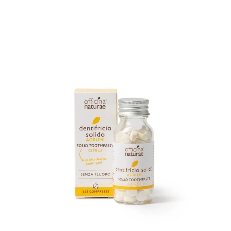 Dentifricio Solido Agrumi - 115 Pastiglie, Officina Naturae