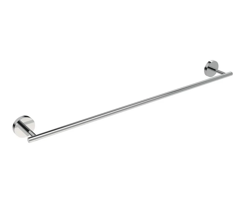 Porta asciugamani 60 cm acciaio Inox tondo Metaform Class fissaggio adesivo o con viti