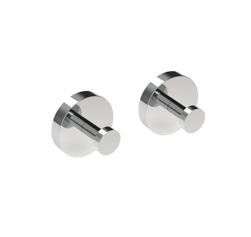 Appendini acciaio Inox tondo Metaform Class fissaggio adesivo o con viti