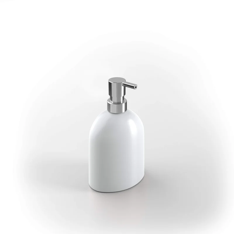 Dispenser Metaform in porcellana bianca serie Bird da appoggio