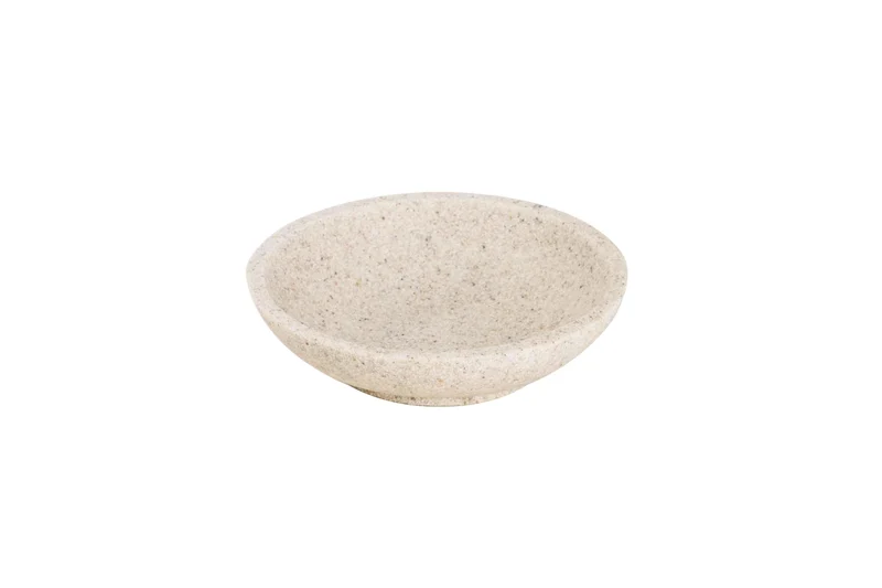 Porta sapone da appoggio Afra in resina Metaform color sabbia