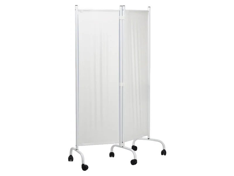 Paravento a 2 Ante — bianco plastica