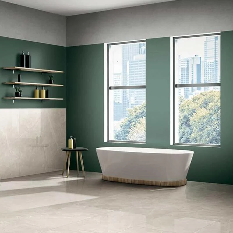 Gres Porcellanato Effetto Pietra Rettificato Naturale 60x120 9mm White Dolomia Elemental Stone - Florim