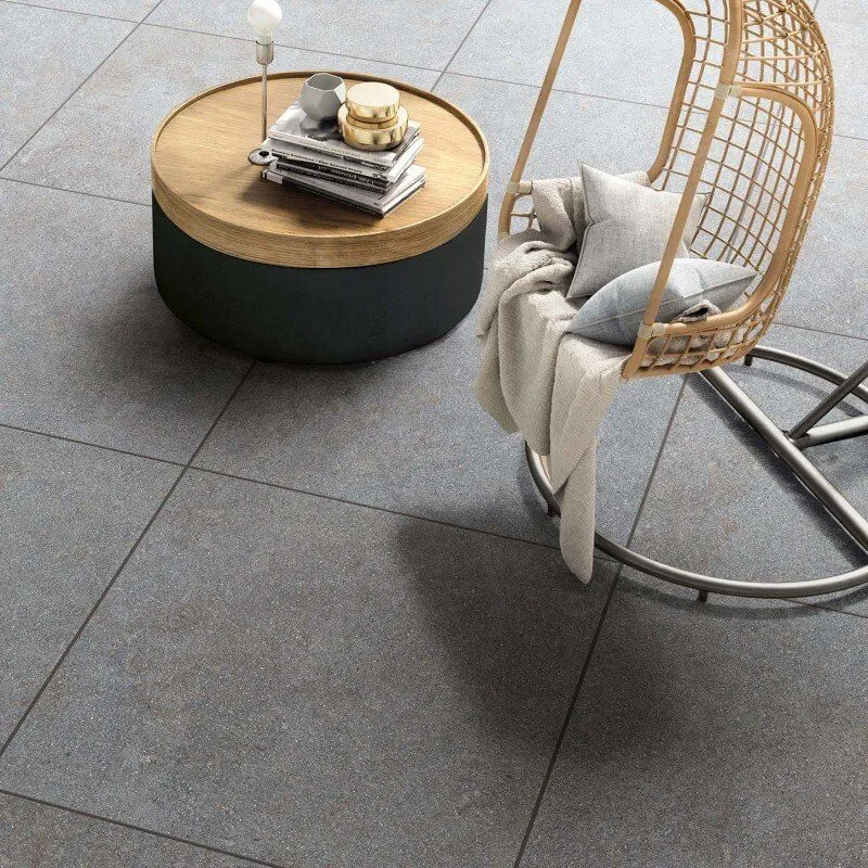 Gres Porcellanato Effetto Pietra Rettificato Naturale 60x60 8.5mm Fog Native - ABK