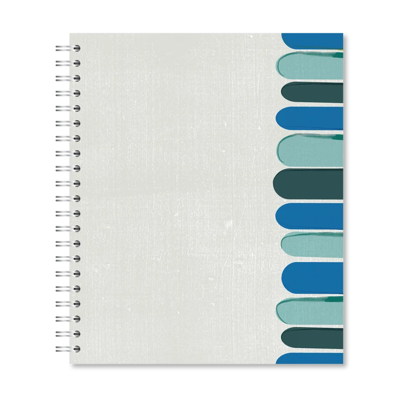 Designer Notebook - Gray Keys