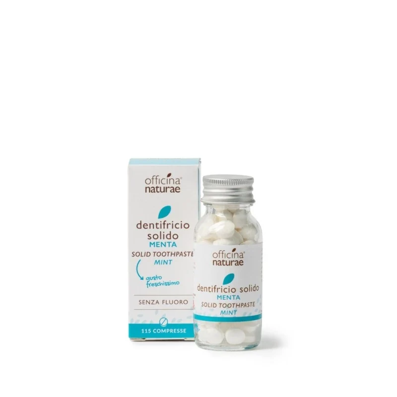 Dentifricio Solido Menta - 115 Pastiglie, Officina Naturae