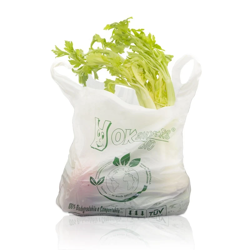 MINI Shopper Biodegradabili e Compostabili con Manico - 500PZ