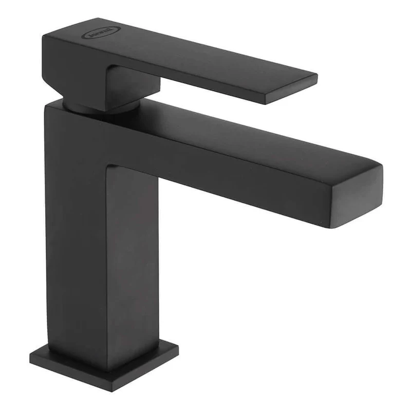 Miscelatore lavabo nero opaco Jacuzzi Rubinetteria modello Twinkle per piletta click clack