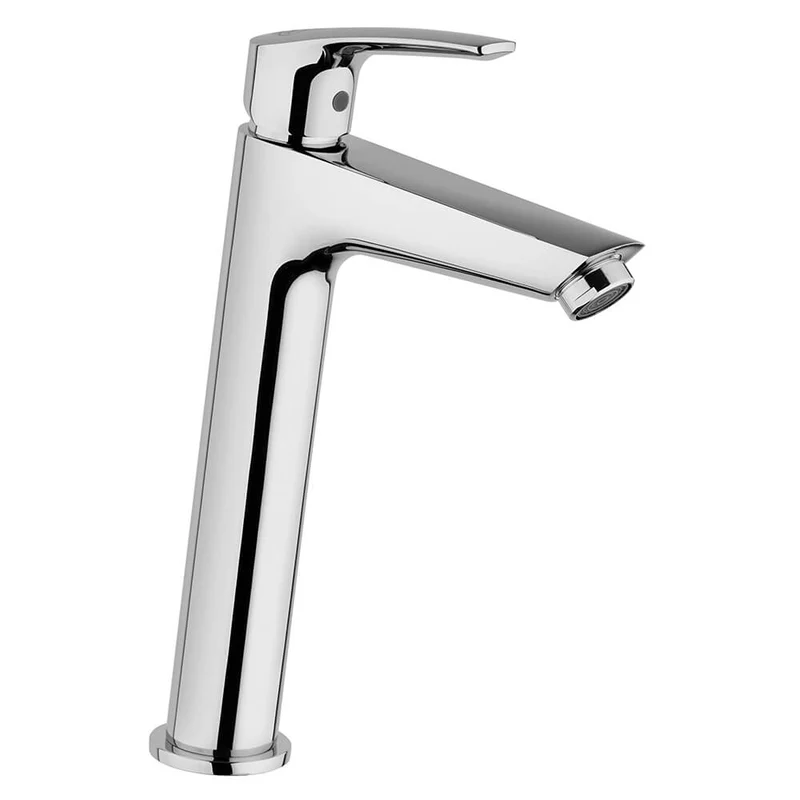 Miscelatore lavabo alto Lucente Jacuzzi | rubinetteria per piletta clik clak ottone cromato