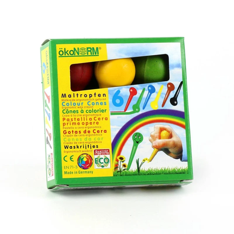 Gocce di pittura in cartone - 6 colori