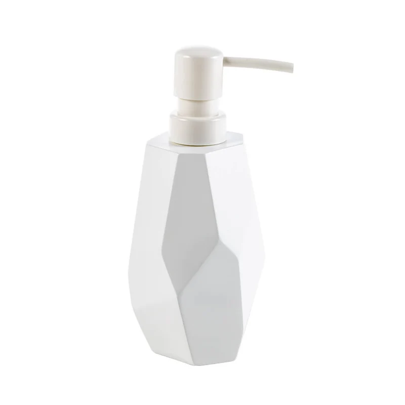 Dispenser da appoggio in solid surface e bamboo di Cipì