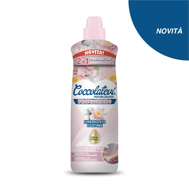 Coccolatevi Profumorbido Fiori di Loto e Cotone 760 ml — Cartone intero da 9 confezioni · Cartone da 9 pz