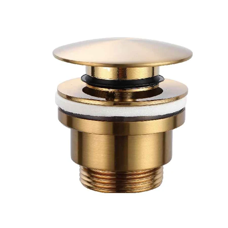 Piletta Click Clack 1″1/4 Per Lavabo e Bidet Oro Spazzolato - Imex