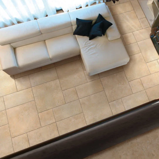 Gres Porcellanato Rettificato Effetto Pietra Grip 30x30 Beige Otranto - Sintesi