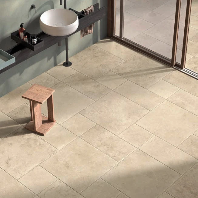 Gres Porcellanato Rettificato Effetto Pietra Naturale 30x30 Avorio Pietra D'Itria - Sintesi