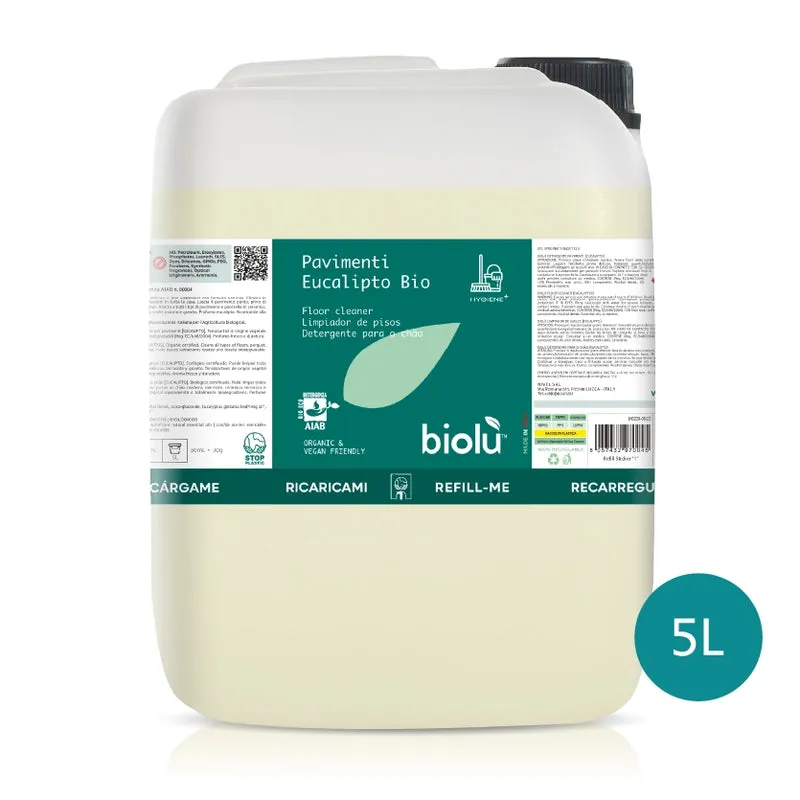 Detersivo Pavimenti eucalipto Biolù Bio - 5 lt