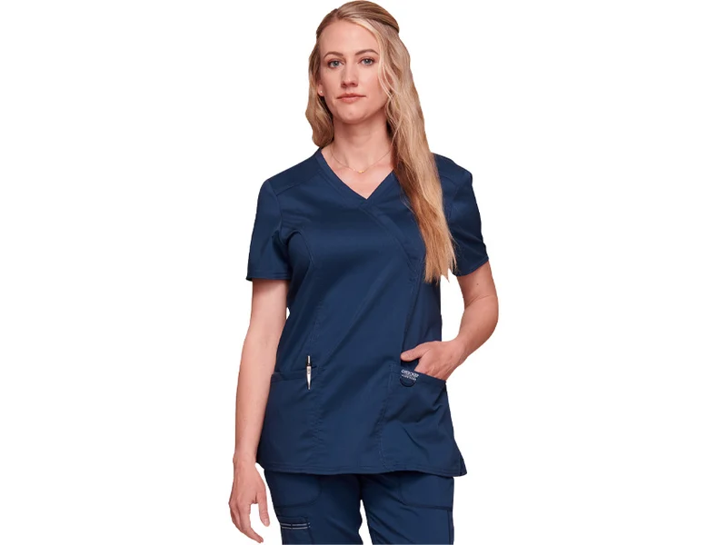 Casacca Finto Incrocio Cherokee Revolution - Donna Blu Marina
