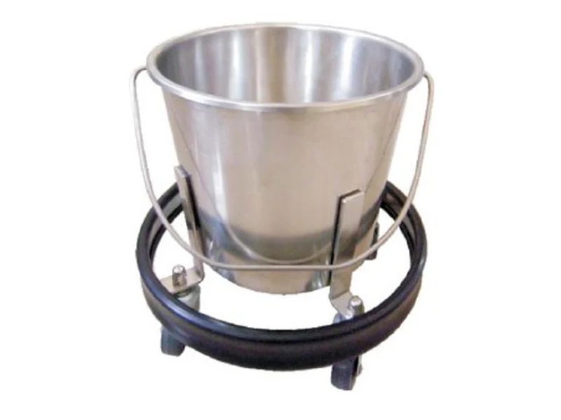 Secchio Inox con Ruote 12 L