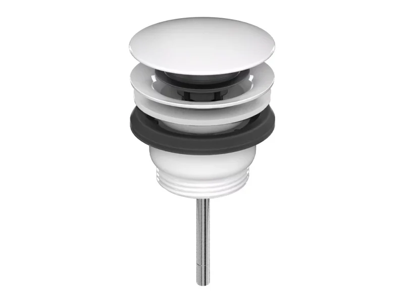 Piletta Click Clack 1″1/4 Per Bidet o Lavabo Bianco Opaco- Bonomini