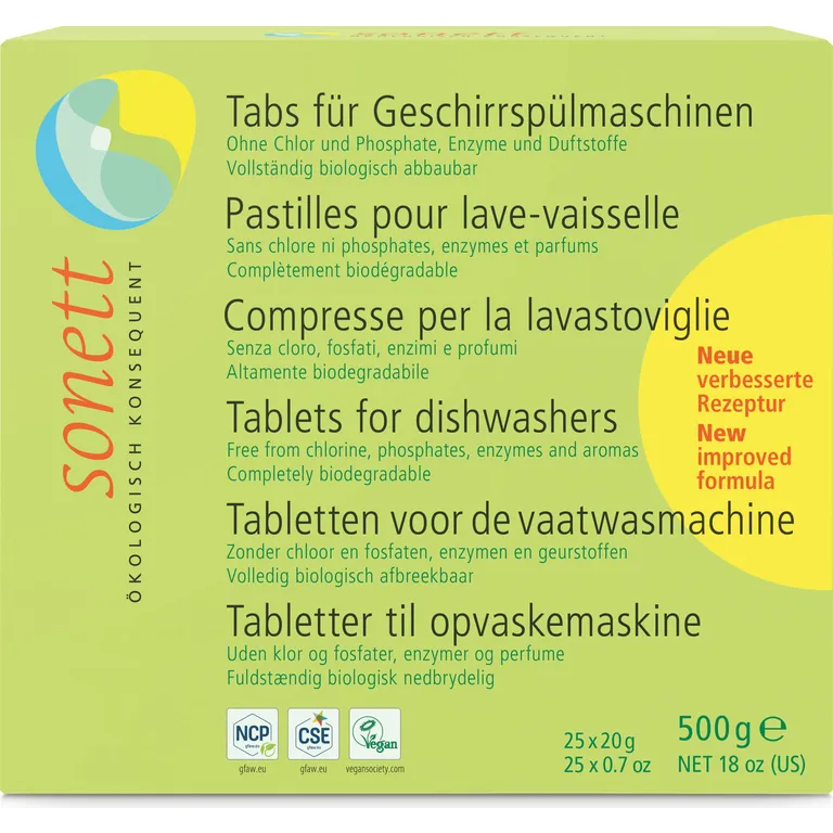 Pastiglie per lavastoviglie Sonett 25 pz.