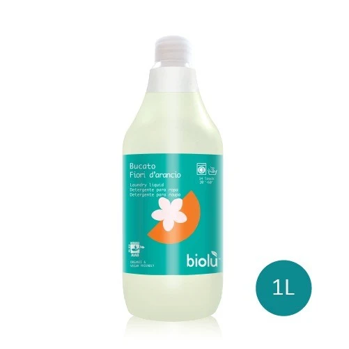 Detersivo bucato fiori d'arancio Biolù - 1 lt