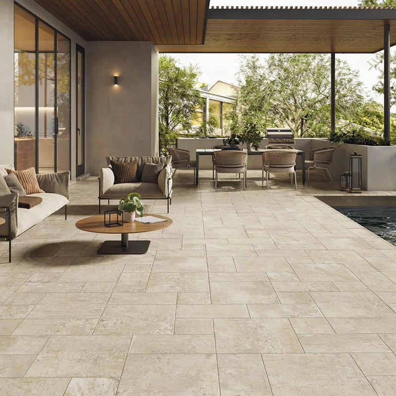 Gres Porcellanato Effetto Pietra Grip 25x50 Burgos Pietra Castello - Monocibec