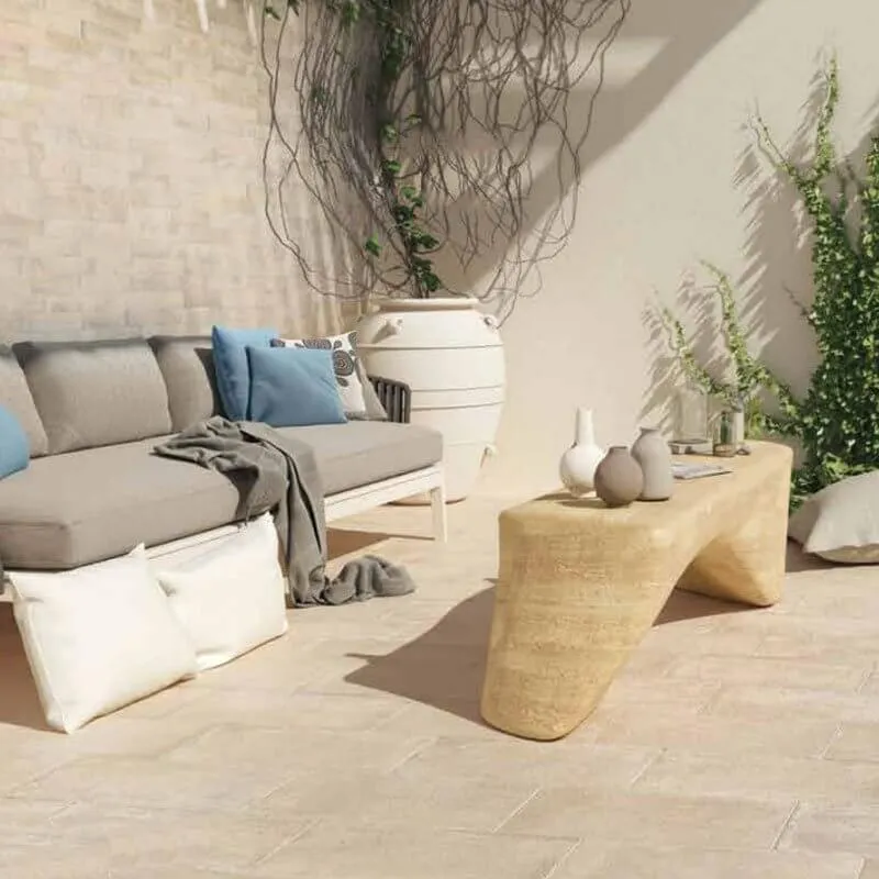 Gres Porcellanato Effetto Pietra Grip 50x50 Volterra Geobrick - Monocibec