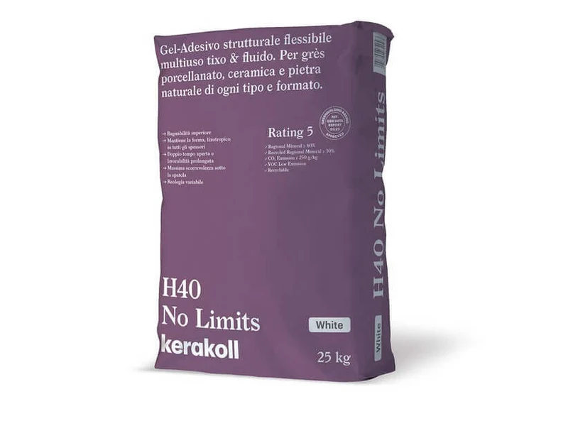 H40 Colla Gel Bianco 25 Kg - Kerakoll