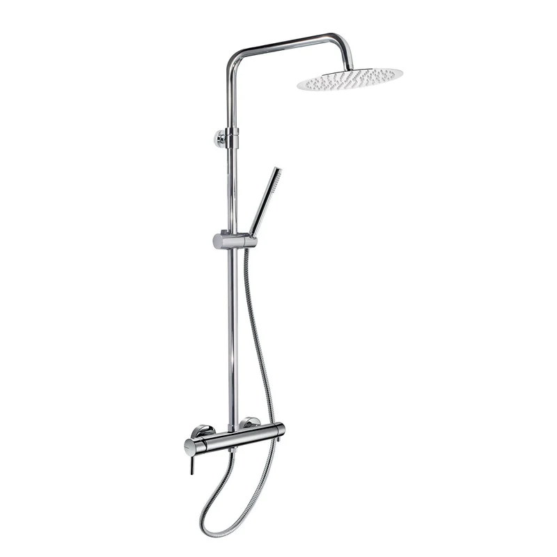 Colonna Doccia Con Doccino Cromo Mimo Dual Mix - Palazzani