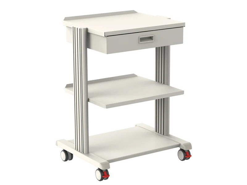 Carrello Smart - 2 Ripiani 50x42 Cm + Base + Cassetto