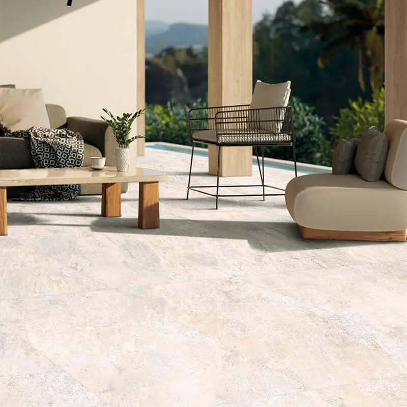Gres Porcellanato Effetto Pietra Grip 30.5x60 Gold River - Soluzioni Tiles