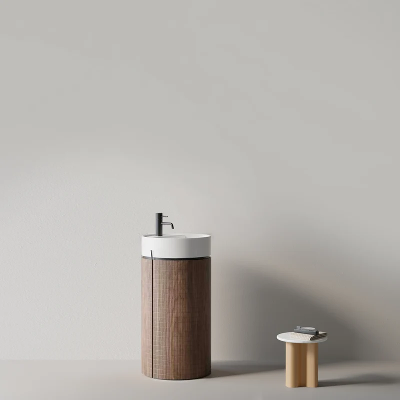 Lavabo Freestanding 45 cm Rovere Scuro - Cora