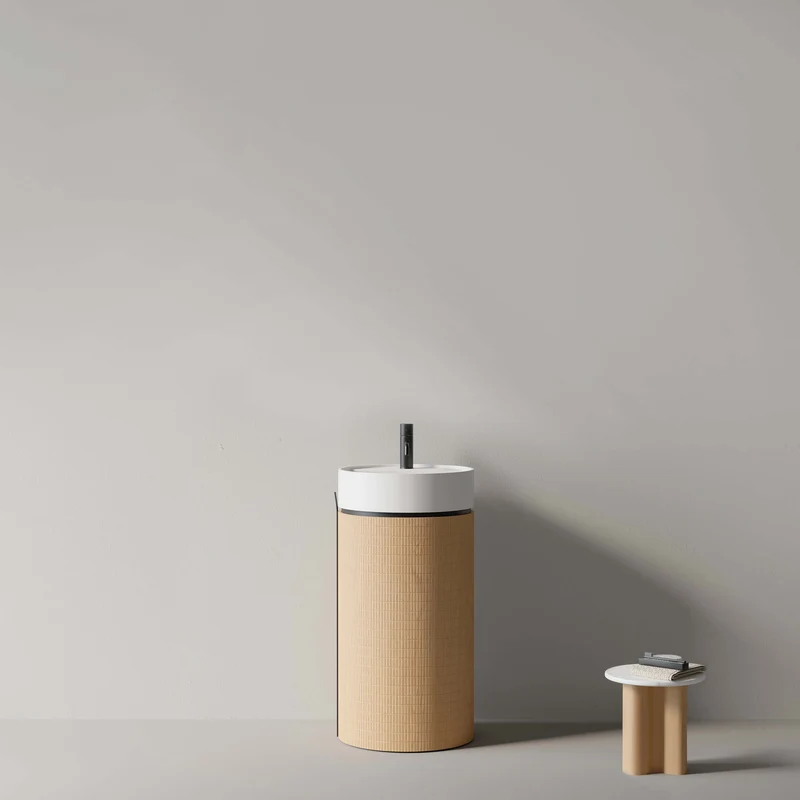 Lavabo Freestanding 45 cm Rovere Chiaro - Cora