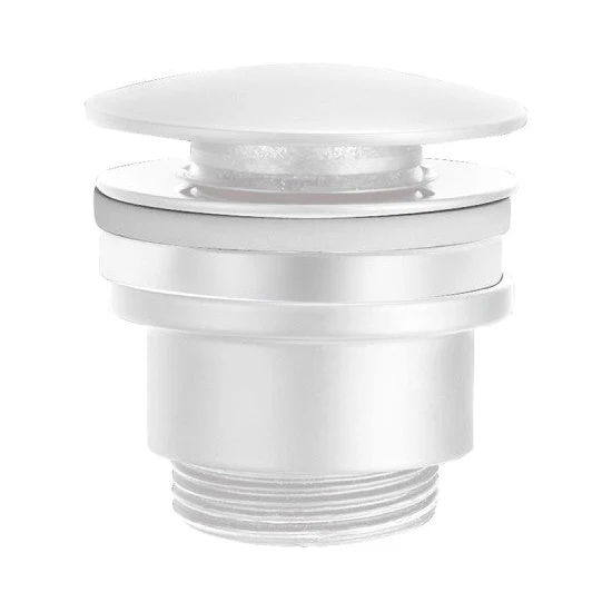 Piletta Click Clack 1″1/4 Per Lavabo e Bidet Bianco Opaco - Imex