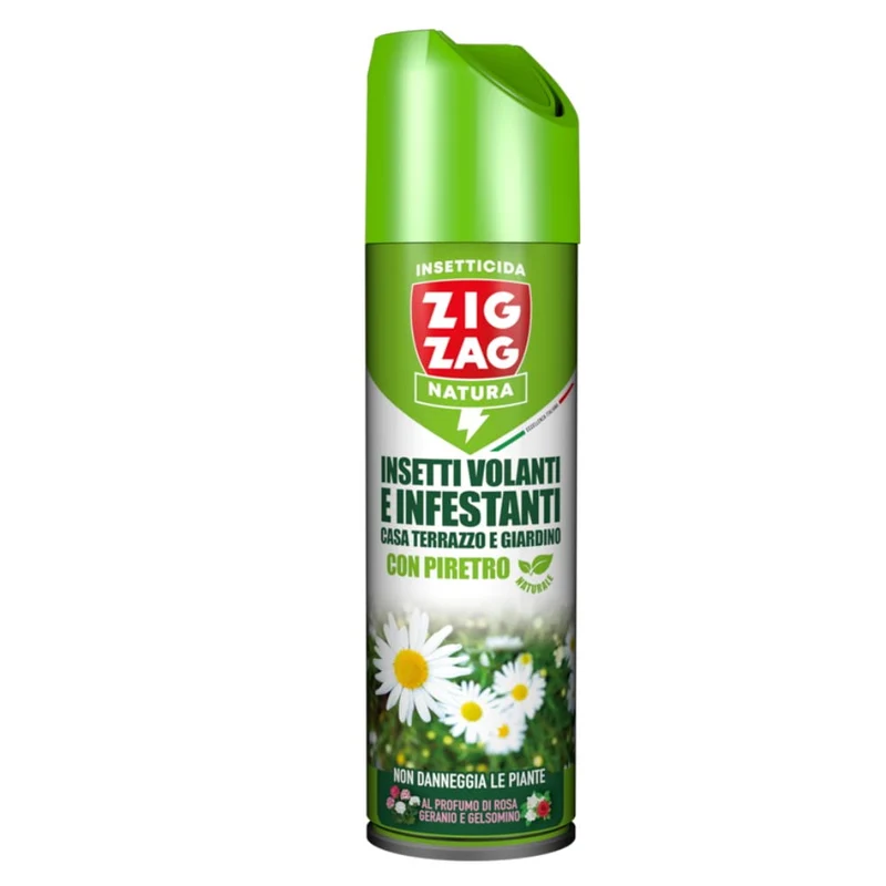 Zig-Zag Spray Insett Terrazzo&giardino 500ml – Cartone 6 pz