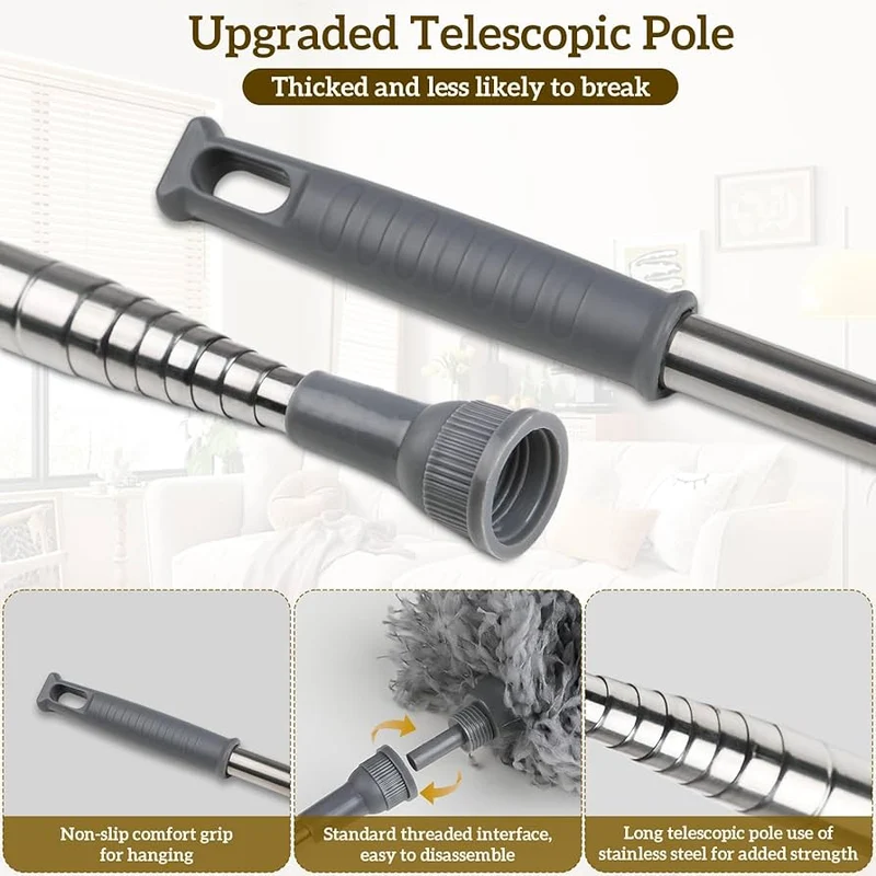 Dealo Cattura Polvere Microfibra Telescopico – Cartone 12 pz