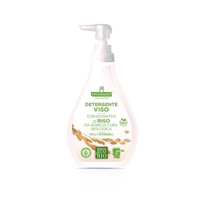 Phyoralhea Detergente Viso Riso Pelli Sensibili 250ml – Cartone 6 pz