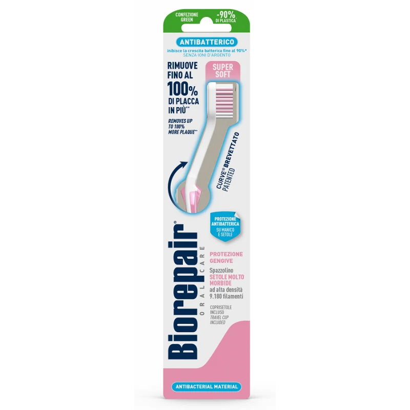 Biorepair Spazzolino Curve Super Soft Antibatt – Cartone 12 pz
