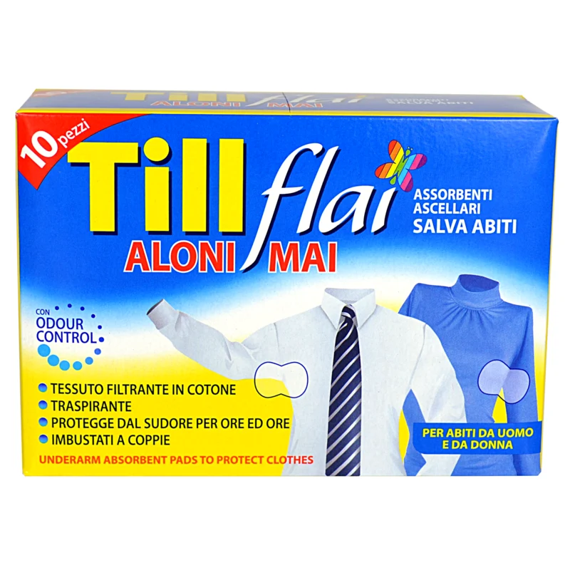 Till Flai Assorbenti Ascellari pz 10 – Cartone 12 pz