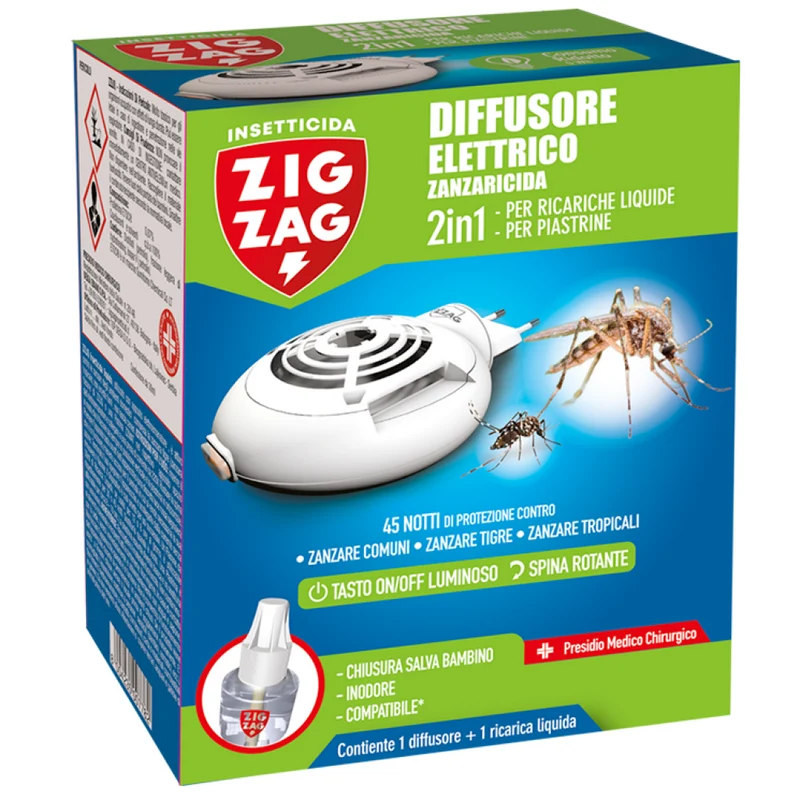 Zig-Zag Diffusore Elettr Base+1ric 30ml – Cartone 12 pz