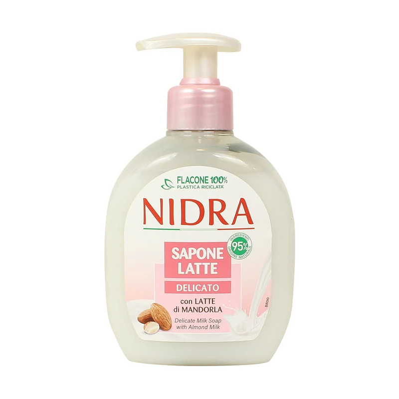 Nidra Sapone Base 300ml — Sapone per Mani e Corpo · Cartone da 12 flaconi