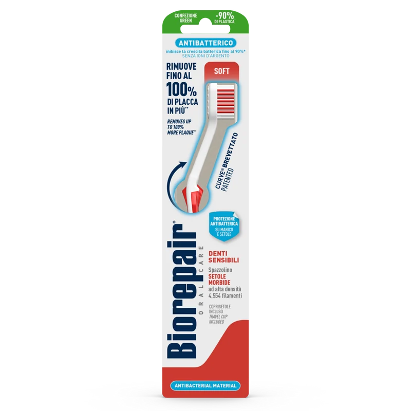 Biorepair Spazzolino Curve Soft Antibatt – Cartone 12 pz