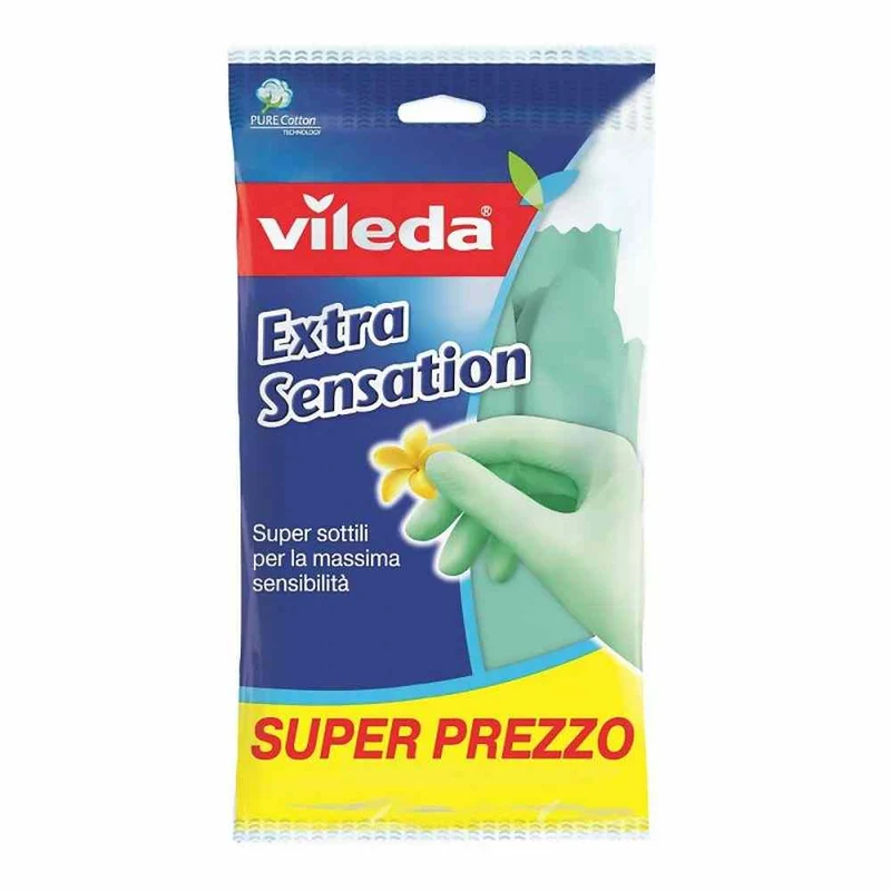 Vileda Guanti Extra-sensation Grande – Cartone 12 pz
