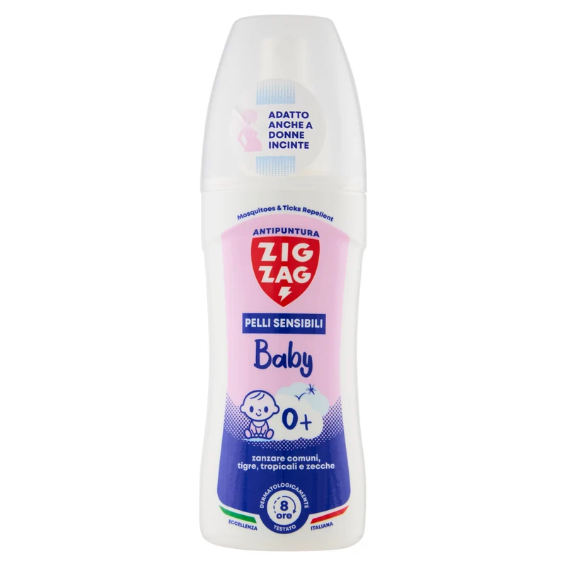 Zig-Zag Lozione Antipuntura Baby — Repellente Insetti · Vendita all'ingrosso a cartone